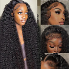 13X5 Deep Wave Lace Front Wigs Human Hair 200% Density Deep Wave Frontal Wig Pre