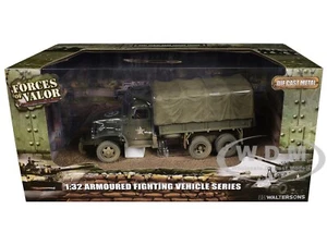 GMC CCKW-353B CARGO TRUCK W/COVER "US ARMY" 1/32 BY FORCES OF VALOR 801201 B - Picture 1 of 16