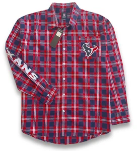 Houston Texans / NFL / FOCO Flannel Shirt - NWT Mens 2XL Multi - #48198-N9 - Picture 1 of 2
