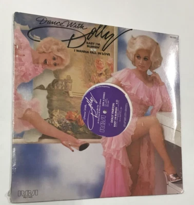 Dolly Parton - Baby I'm Burnin' / I Wanna Fall SEALED PINK VINYL 1978  12 SINGLE - Image 1 of 2