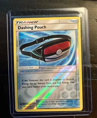Dashing Pouch 92/111 Sm-Crimson Invasion Reverse Holo - Image 1 of 2