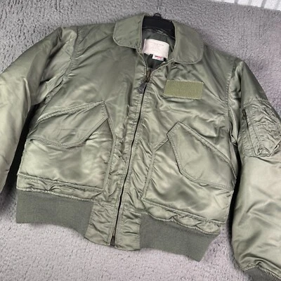 Vintage Avirex US Military Flyers Jacket Mens M Green Cold Weather CWU-55P - Image 1 of 4