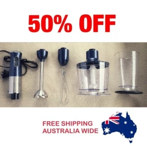 Blender stick 5 combo set Stainless Steel multi speed measure cup cake mixer - Picture 1 of 11