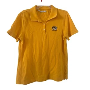 Cutter & Buck Mizzou Yellow Polo Shirt Size XL Youth - Picture 1 of 8