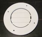 RV Round AC Ceiling Vent - Fully Adjustable - White 