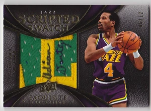 Muestras exquisitas de Adrian Dantley 2008-09 parche automático con guión #d 6/12 patio - Imagen 1 de 1