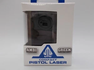 UTG Tactical Compact Pistol Laser Green Ambidextrous Aluminum Black - Picture 1 of 6