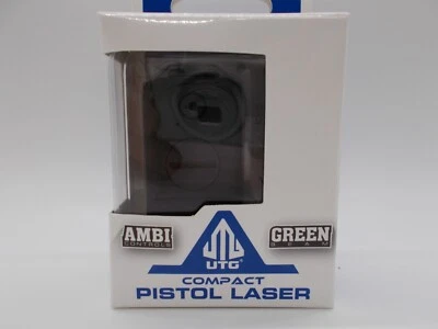 UTG Tactical Compact Pistol Laser Green Ambidextrous Aluminum Black - Image 1 of 4