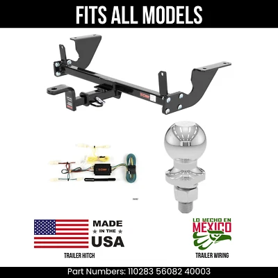 Enganche de remolque para Mazda MX-5 Miata 06-15 cableado de 4 pines bola de 2" se adapta a todas las curtas 2 k Foto 1 de 4