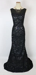 Jovani $550 Black Dress Mermaid Sleeveless Prom Formal Size 4 Long Gown NEW NWT - Picture 1 of 12