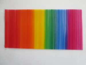 Wachsplatte, Verzierwachs, Regenbogenfarben, längs - Picture 1 of 1