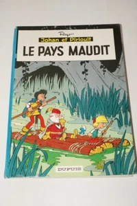 LE PAYS MAUDIT N°12 JOHAN PIRLOUIT PEYO 1966 DUPUIS - Picture 1 of 8