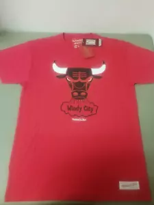 New Men's Mitchell & Ness NBA Chicago Bulls Windy City T-Shirt. Sizes. S - 5XL - Picture 1 of 4