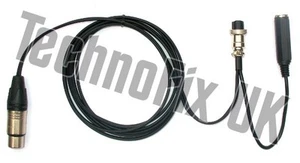 Kabel do mikrofonów Heil 4 pin XLR do 8 pinów okrągły do Kenwood, odpowiednik CC-1-K8. - Zdjęcie 1 z 1
