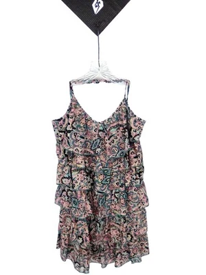 Dividido por H&M Floral Volantes Capa Hada Delgado Ajustable Correas Forradas Top 4 Foto 1 de 4