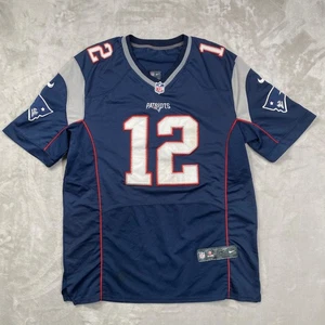 New England Patriots Tom Brady #12 Nike On Field NFL Jersey Size 52 STITCHED - Picture 1 of 11