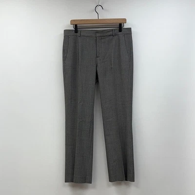 Banana Republic Logan Mid-Rise Bootcut Trouser Pant Minimalist Grey 10S - Image 1 of 4
