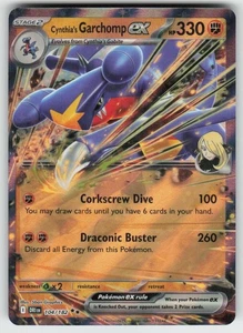 Cynthia's Garchomp ex - Double Rare SV10: Destined Rivals 104/182 NM - Picture 1 of 2