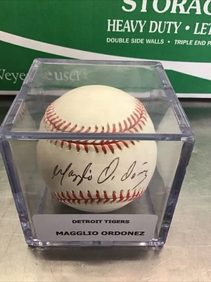 Magglio Ordonez Signed Autographed Major League Baseball White Sox Tigers - Image 1 of 2