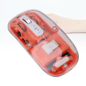 Transparente Maus 2 4 G BT1 BT2 Wireless -Maus Tragbar Für Tablet - Bild 1 von 24