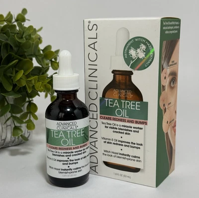 Advanced Clinicals Tea Tree Oil Clears Redness & Bumps 1.8 fl oz with Vitamin E - Image 1 of 4