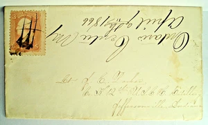 12th U.S. COLORED HEAVY ARTILLERY Cover / Letter LIEUTENANT JAMES E. PARKER - Picture 1 of 6