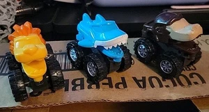 Lot Of 3 Spark Create Imagine Animal Cars Pull & Release - Picture 1 of 1