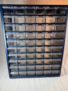 RARE Stack-On Hardware & Craft Storage Cabinet 60 Drawer Organizer Made In USA - Picture 1 of 6