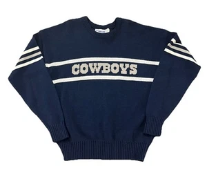 Dallas Cowboys Sweater XL Cliff Engle Mens Blue Vintage - Picture 1 of 5