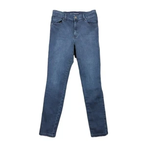 Mott & Bow High Rise Skinny Jeans Women 28x28 (28x27) Stap Dark Wash Stretch - Picture 1 of 8