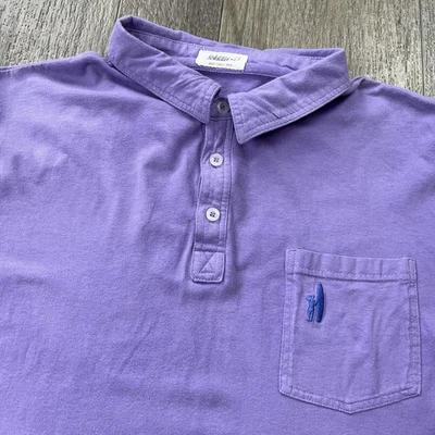 Johnnie-O West Coast Prep Polo Shirt Young Men's Size 16 Church Golf Preppy - Image 1 of 4