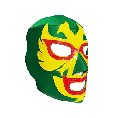 Máscara de lucha libre DOS CARAS YOUTH JR Lucha Libre - verde/amarillo Foto 1 de 4