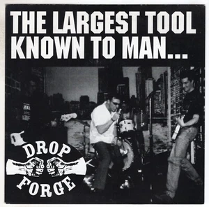 DROP FORGE 1995 Beer City Records Skateboards 45 #31 Punk 7" Picture Sleeve - Imagen 1 de 4