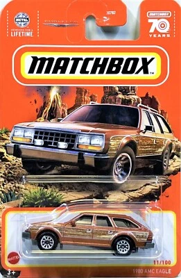 1980 AMC Eagle Wood Panel Wagon Matchbox 2023 - Image 1 of 4