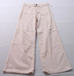 Gymboree Girl's Patch Pocket Stretch Corduroy Wide Leg Pants MH7 Frappe Size 7 - Picture 1 of 4