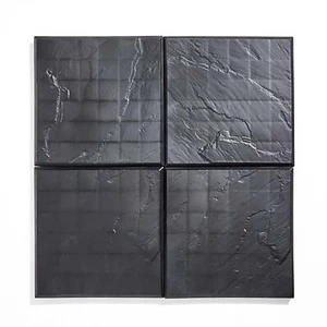 Stomp Paving Tiles, 4-Pack Black Stepping Stones, Perfectly Suited For Garden - Picture 1 of 9