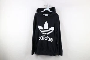 Vintage Y2K Adidas Damen Large Distressed Spell Out Big Logo French Terry Hoodie - Bild 1 von 18