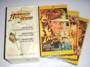 Indiana Jones - The Adventure Collection VHS, 1999, 3-Band-Set, Vollformat Neu - Bild 1 von 10