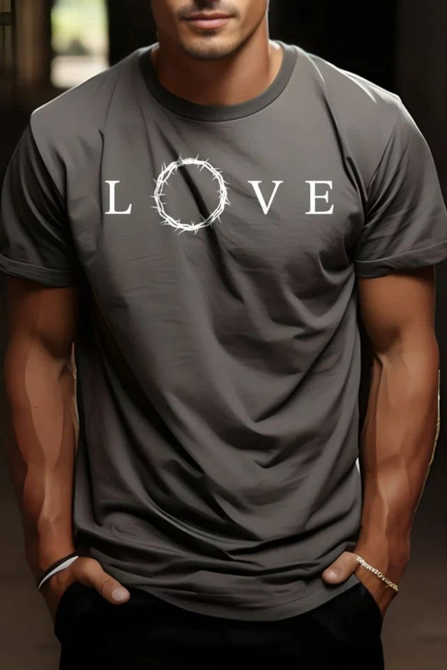 LOVE / HALO OF THORNS T-SHIRT LARGE - Image 1 of 1