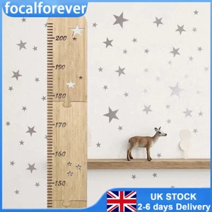 Wooden Kids Height Growth Chart Ruler Height Meter Measurement Height Chart UK - Picture 1 of 12
