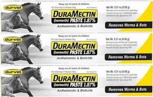 Durvet Duramectin Equine Wormer Paste 3 pack - Picture 1 of 1