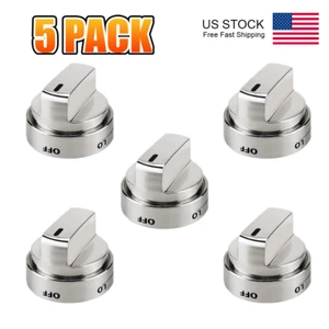 Burner Knob Compatible with LG Range ( 5 PCS ) LDG3035ST LRG3095ST LRG3091ST - Picture 1 of 11