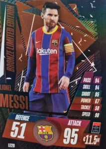 Match Attax Champions League 2020/2021 LE2B Lionel Messi FC Barcelona limited - Bild 1 von 1