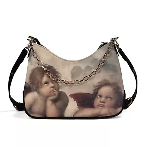 Cherubs Raffael Kette Tasche, Crossbody Schulter, Sixtinische Kapelle Madonna Geschenk Think - Bild 1 von 6