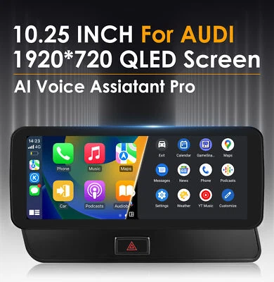 Coche GPS 10.25"" Android 13 Radio Estéreo Auto Wifi Para Audi Q5 Q5L 2009-2016 RHD Foto 1 de 4