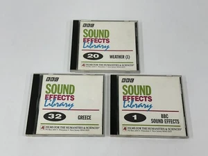 BBC Sound Effects Library Weather Greece 3 CD Lot - Picture 1 of 6