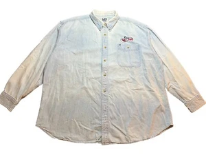 Camisa Denim Abotonada Años 90 Kansas City Chiefs LeeSPORT 2XL Bordada - Imagen 1 de 10
