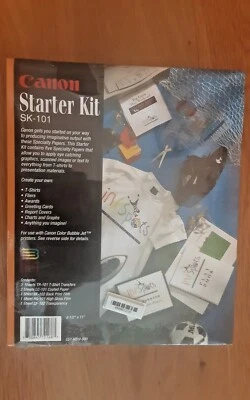Canon Starter Kit Sk-101 Create T-shirts Fliers Awards Cards Report Cover Charts - Image 1 of 4