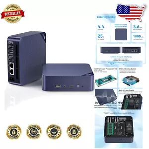 Ultra-Quiet 14 Mini Desktop - Intel 13th Gen, 4K Display, 16GB RAM, 500GB SSD - Picture 1 of 11