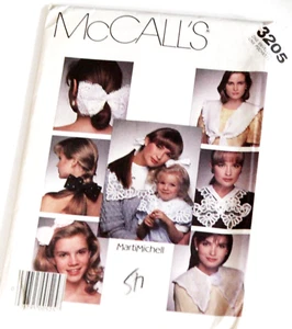 McCall's 3205 Basteln Schnittmuster Marti Michell Halsbänder & Schleifen ungeschnitten FF 1980er - Bild 1 von 5